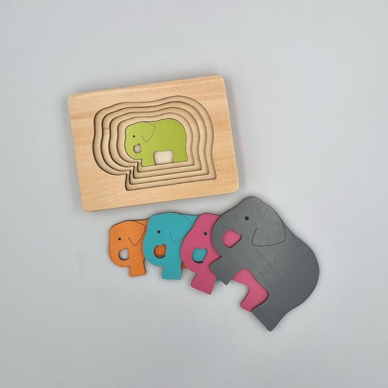 Layered Elephant Puzzle