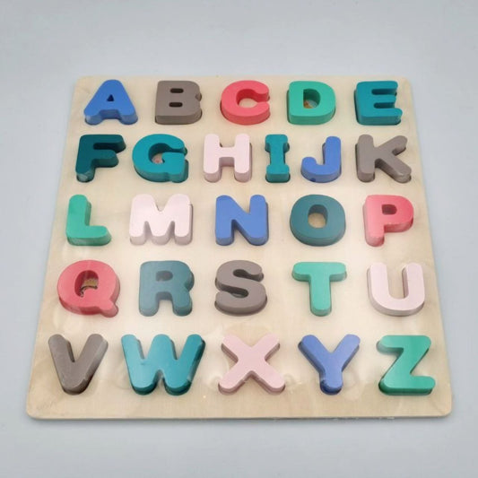 Alphabet Wood Board