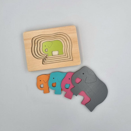 Layered Elephant Puzzle