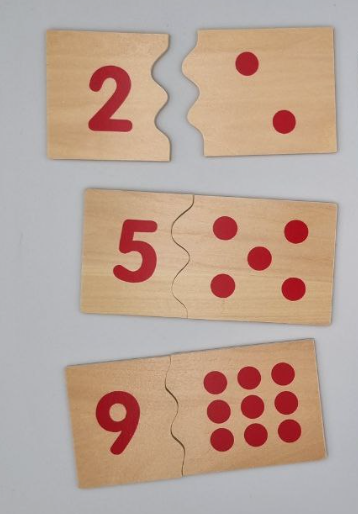 Number Wood Matching