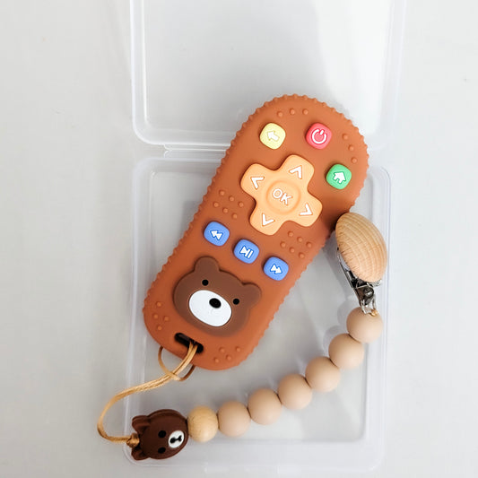 Remote Control Teether (Brown)