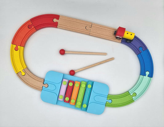 Train Tracks Set with Xylophone