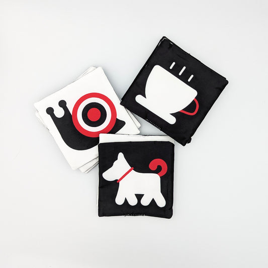 Visual Stimulus Cloth Cards (Black & White)