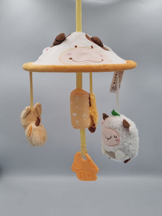 Hanging Umbrella Cow Mobile